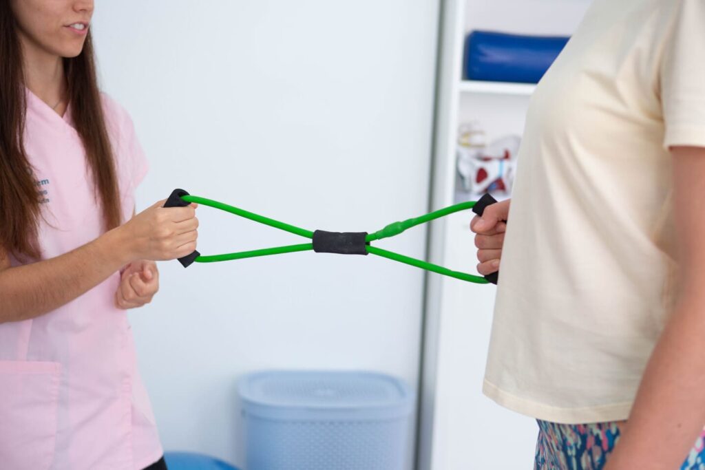 Ejercicios de fisioterapia para personas mayores